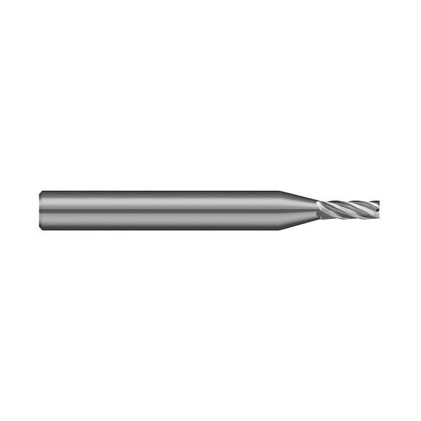 Harvey Tool 0.0200 in. .5 mm Cutter dia x 0.0600 in. Length of Cut Carbide Square End Mill, 5 Flutes 742020 - main